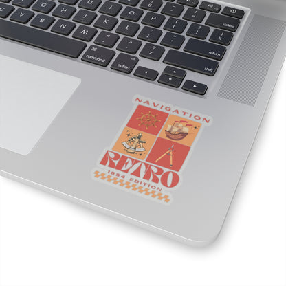 Retro Navigation FOM 9 Sticker - 1854 Edition