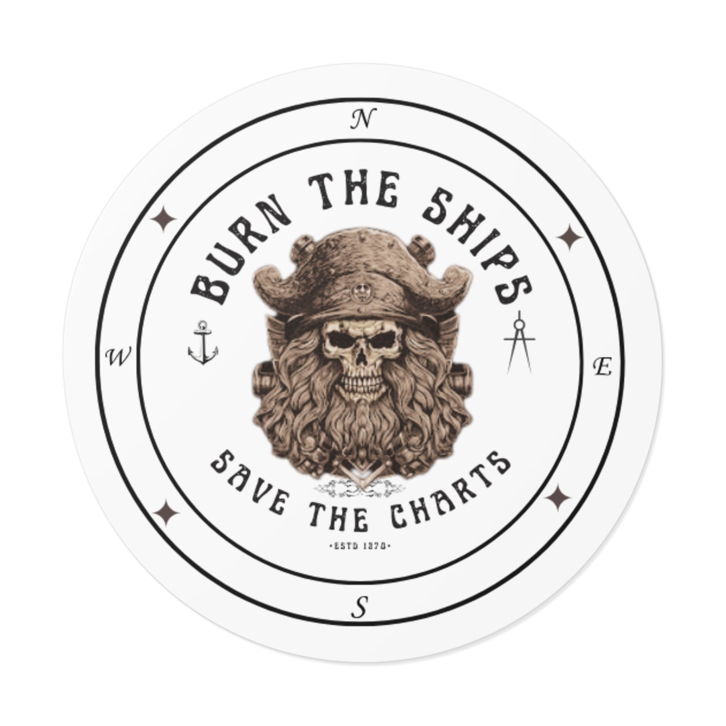 Burn the Ships - Save the Charts FOM9 Sticker