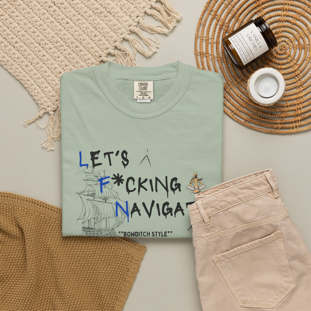 Let's F*cking Navigate FOM 9 Graphic Tee