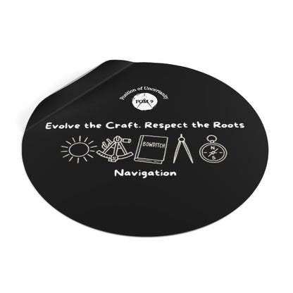 Evolve the Craft FOM 9 Round Vinyl Sticker