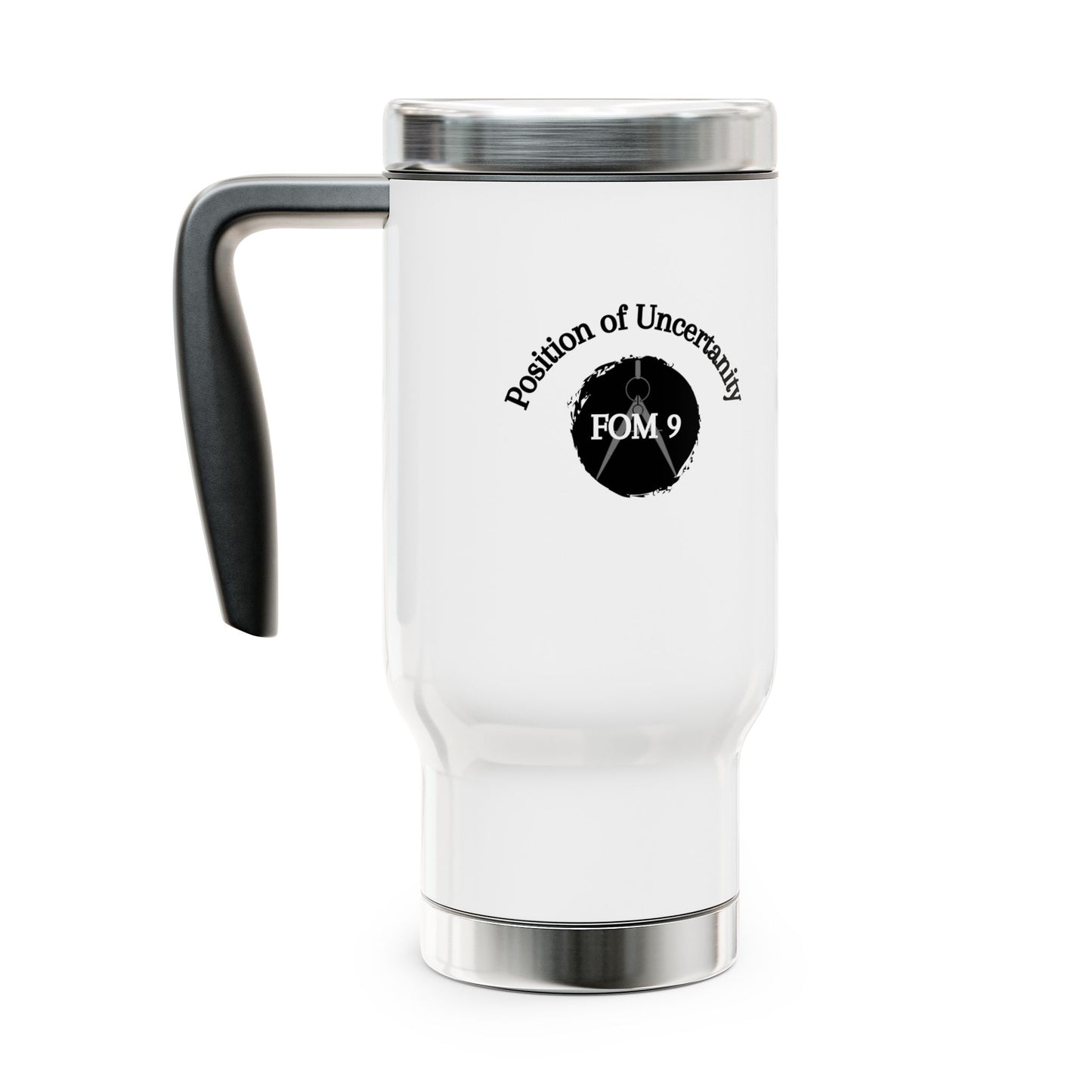Bowditch FOM 9 - Stainless Steel Travel Mug with Handle, 14oz