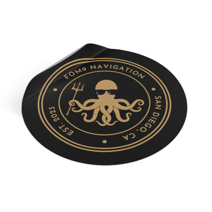 FOM 9 Logo Kraken Sticker