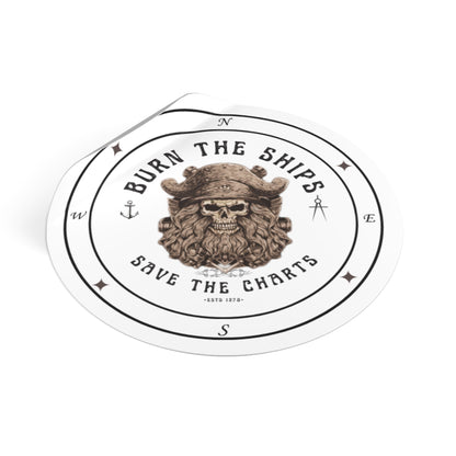Burn the Ships - Save the Charts FOM9 Sticker