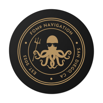 FOM 9 Logo Kraken Sticker