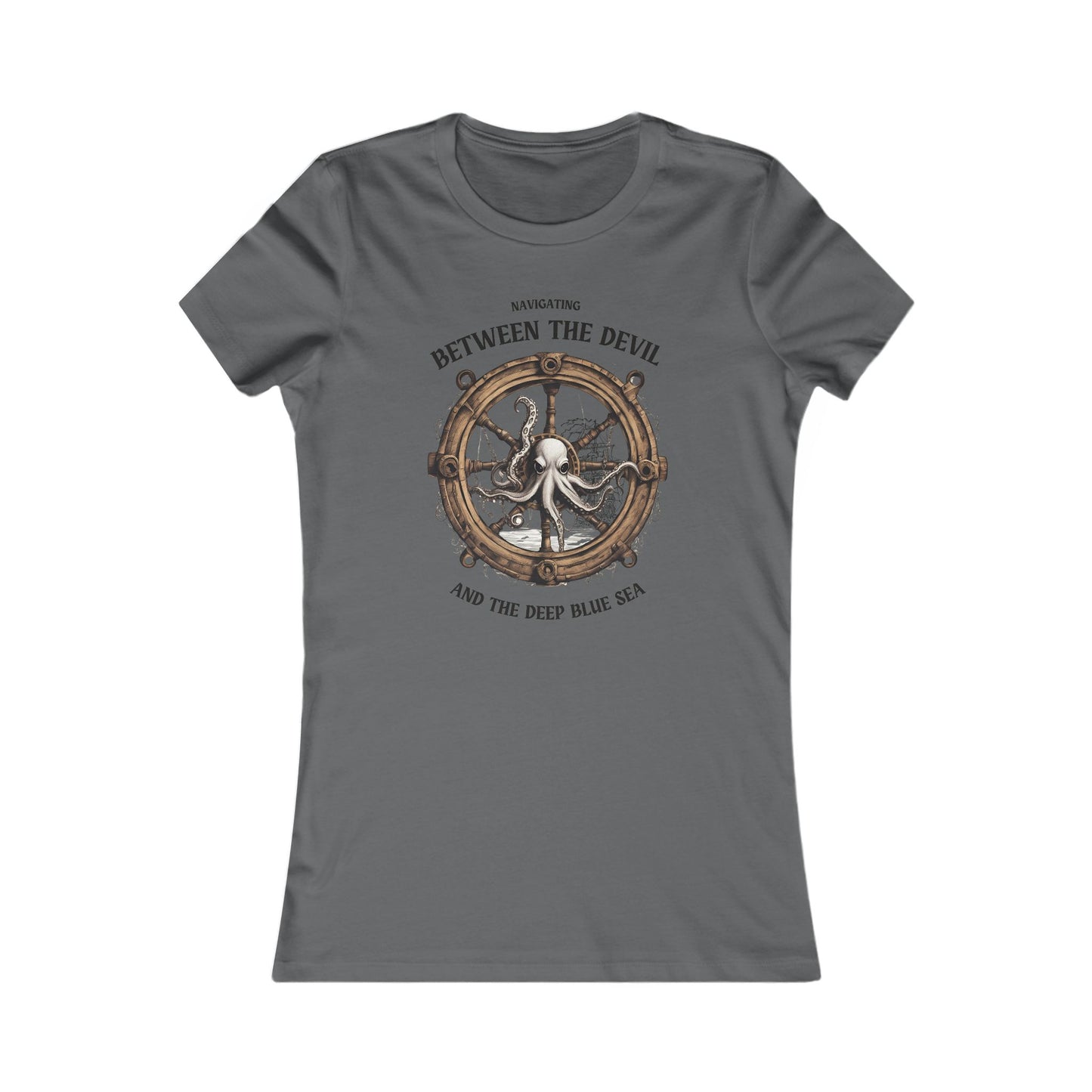 "Between the Devil and the Deep Blue Sea" Women's FOM 9 T-Shirt