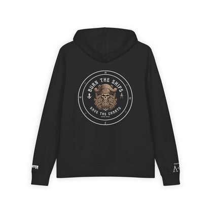 Burn the Ships save the Charts FOM9 Full-Zip Hoodie