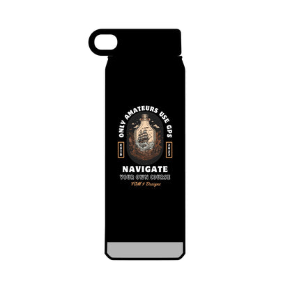 Only Amateurs Use GPS FOM 9 32 oz water bottle