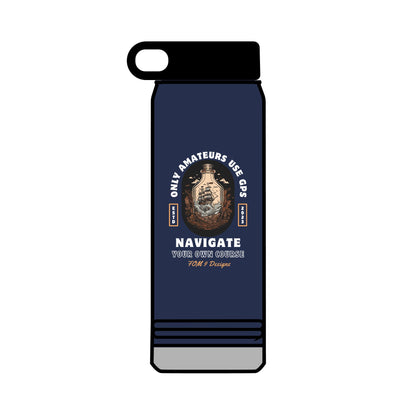 Only Amateurs Use GPS FOM 9 Water Bottle, 32oz