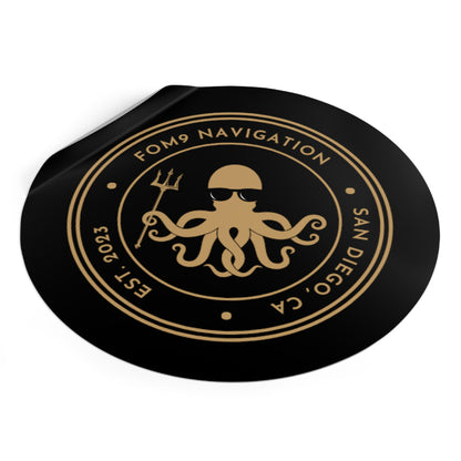 FOM 9 Logo Kraken Sticker