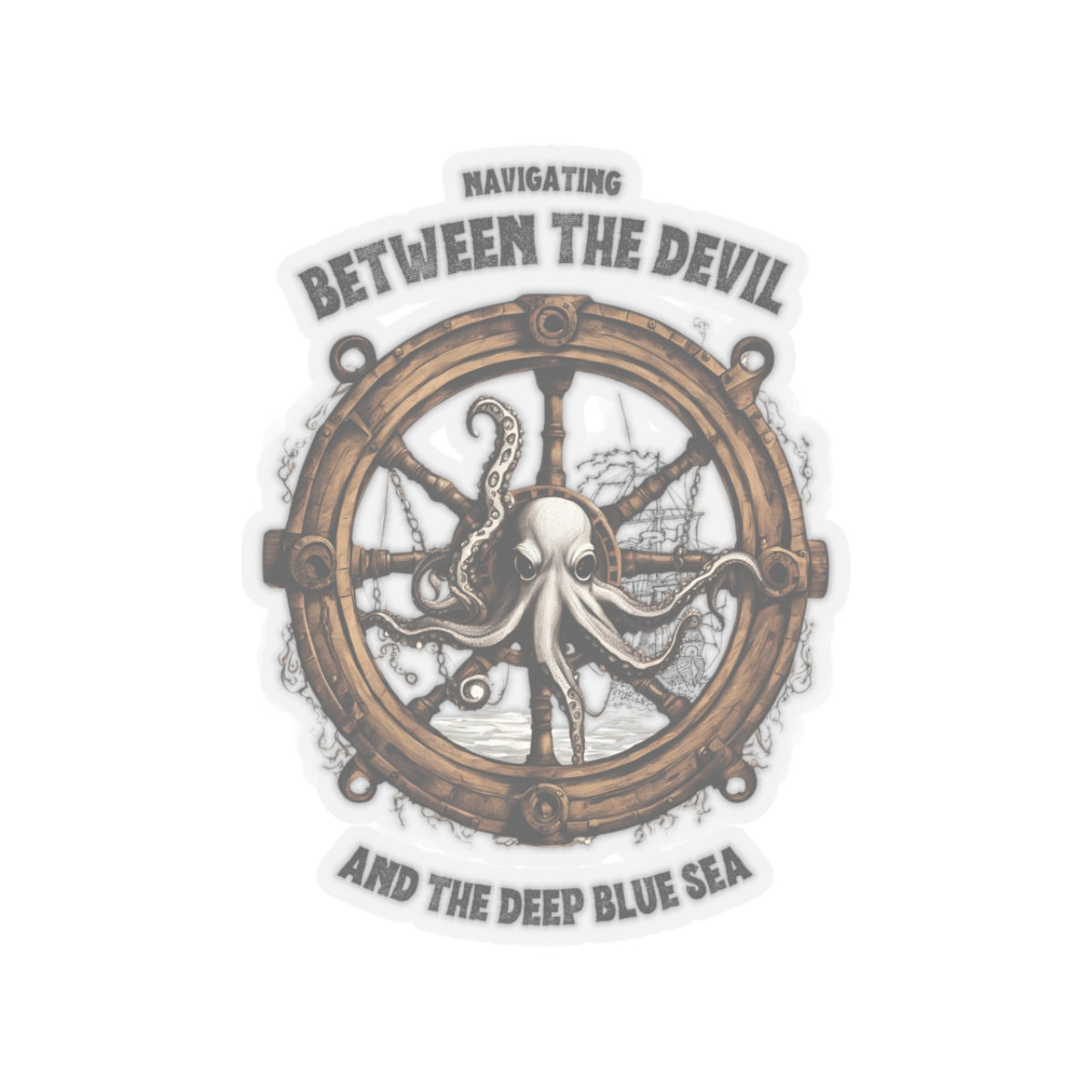"The Devil and the Deep Blue Sea" FOM 9 Sticker