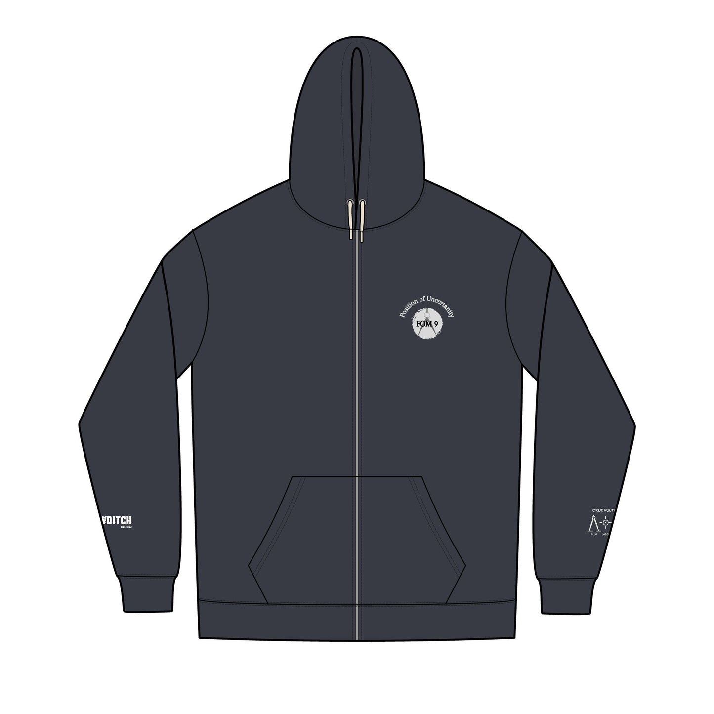 Only Amateurs Use GPS FOM 9 Full-Zip Hoodie