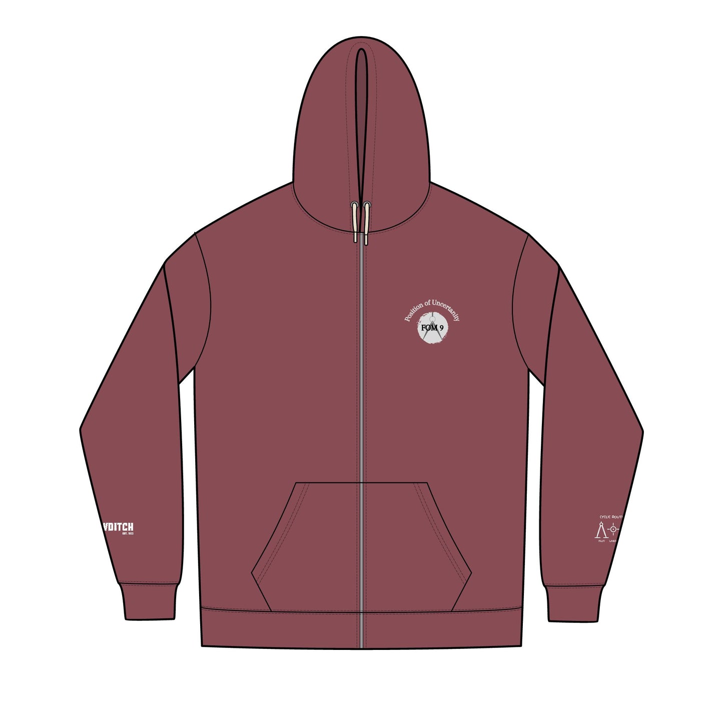 Only Amateurs Use GPS FOM 9 Full-Zip Hoodie