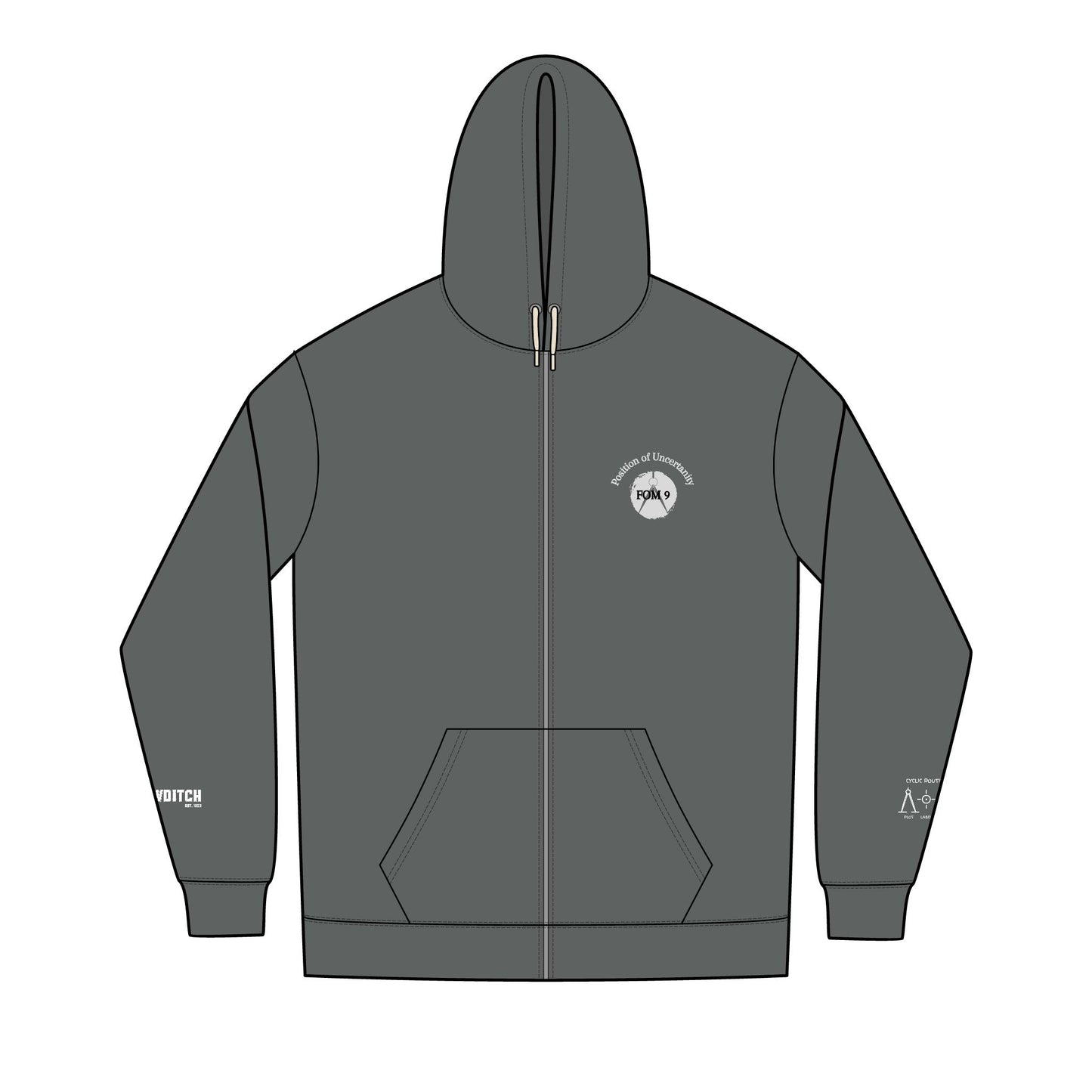 Only Amateurs Use GPS FOM 9 Full-Zip Hoodie