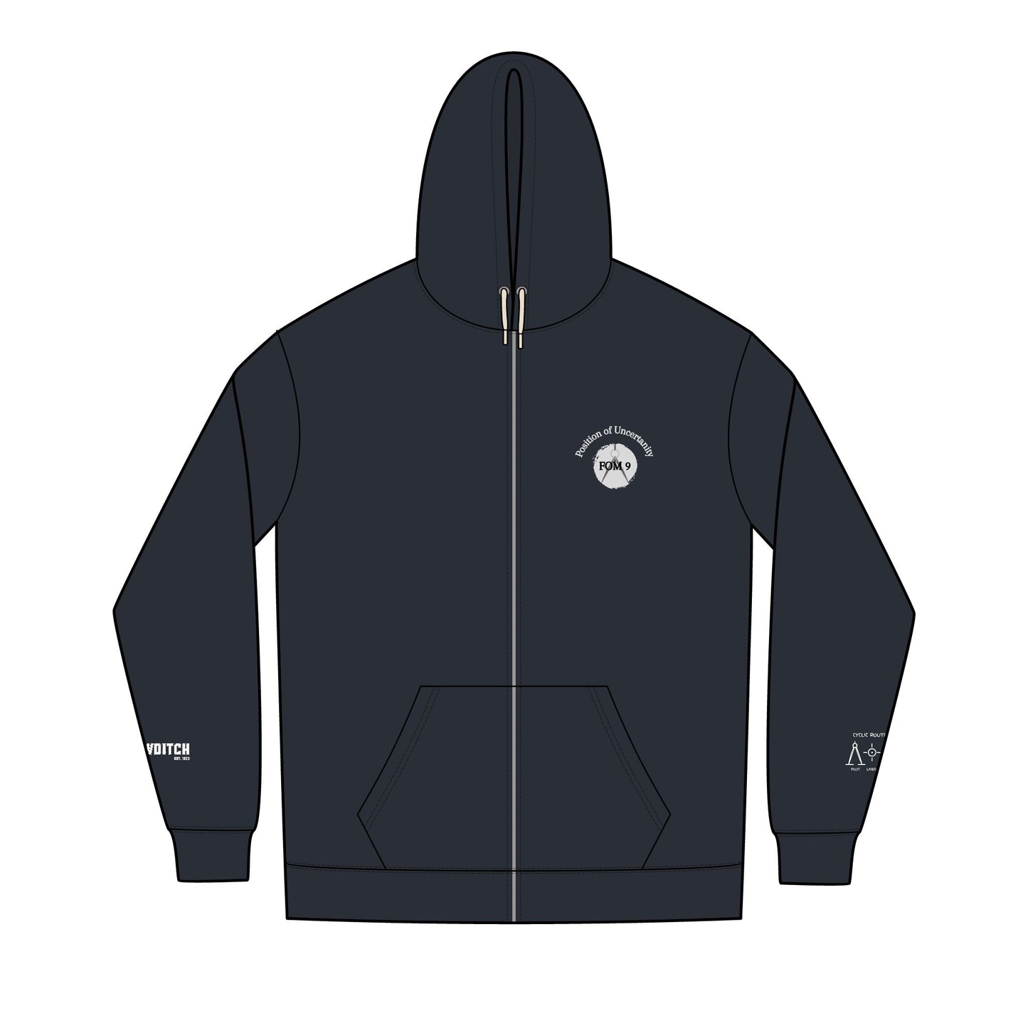Only Amateurs Use GPS FOM 9 Full-Zip Hoodie