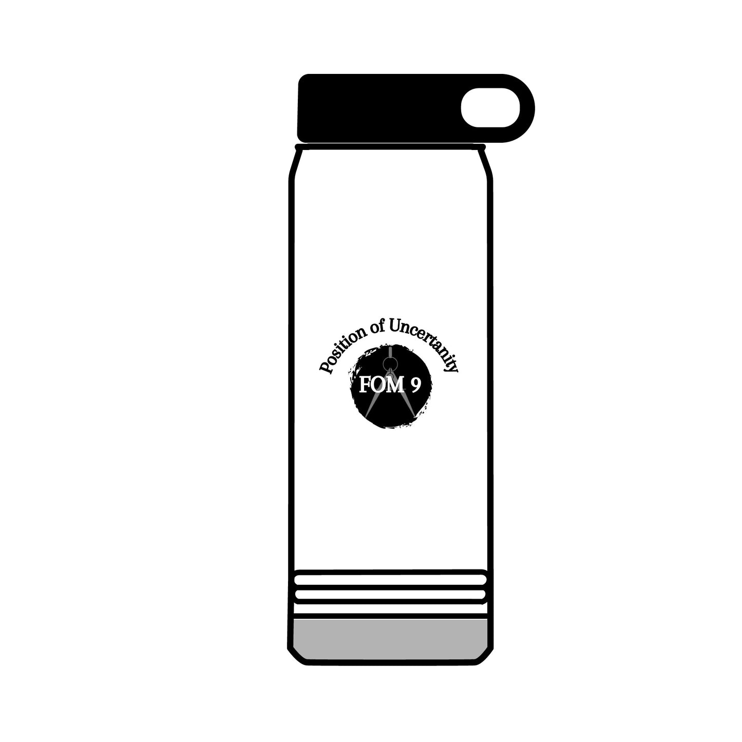 FOM 9 GPS Water Bottle, 32oz